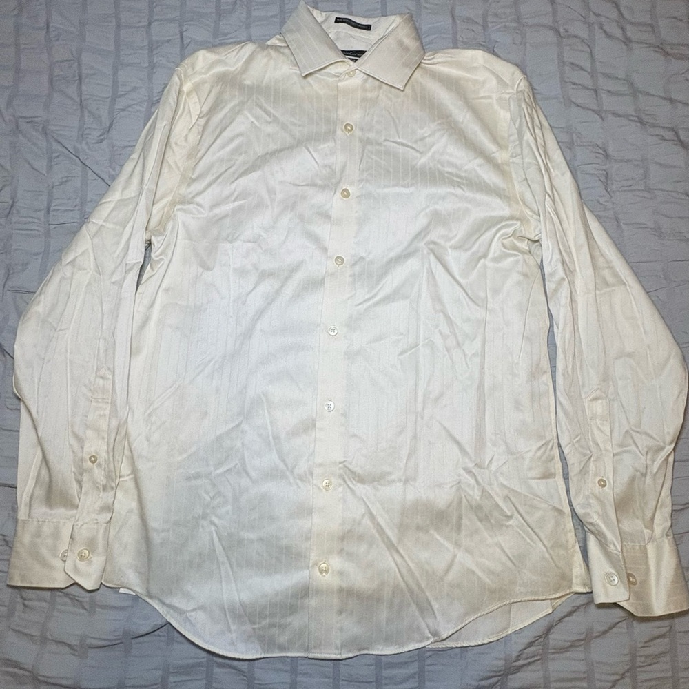 Kenneth Cole White Dress Shirt for Men